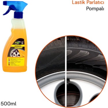 Lastik Parlatıcı Sprey STAC PLASTİC 500ML
