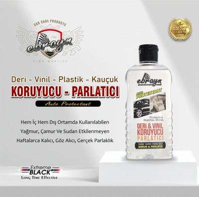 Ebrayn Deri ve Vinil Koruyucu Parlatıcı (Badem Yağı) 200ML:
