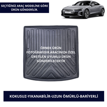 Audi Araçlara Özel Siyah Bagaj Havuzu