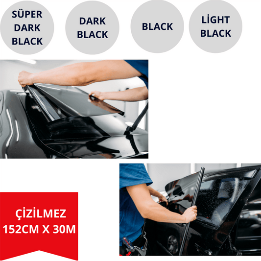 Universal Kolay Uyarlanır Cam Filmi (152x30cm)