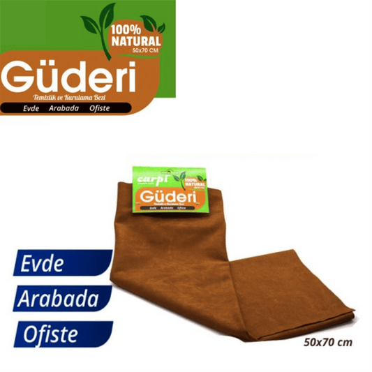 GÜDERİ Bez 100%NATURAL LÜX 50X70 CM