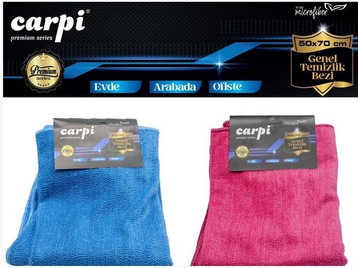 Carpi Mikrofiber Lux Temizlik Bezi Düz Kadife 50X70