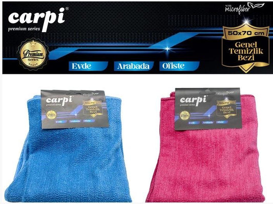 Carpi Mikrofiber Lux Temizlik Bezi Düz Kadife 50X70